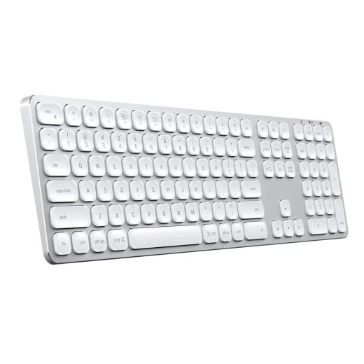 Беспроводная клавиатура Satechi Aluminum Bluetooth Wireless Keyboard Silver (ST-AMBKS)