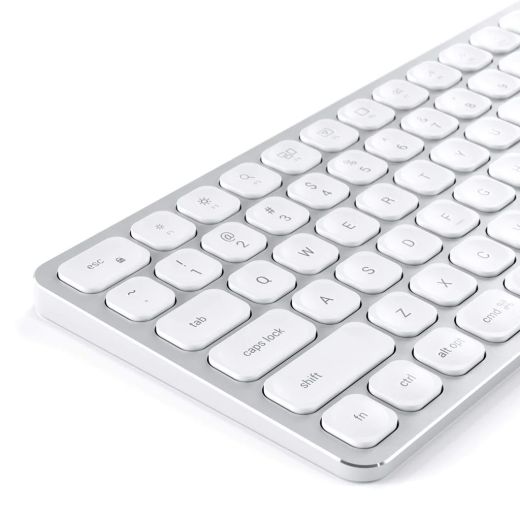 Беспроводная клавиатура Satechi Aluminum Bluetooth Wireless Keyboard Silver (ST-AMBKS)