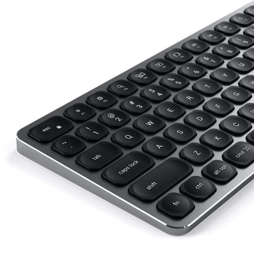 Безпровідна клавіатура Satechi Aluminum Bluetooth Wireless Keyboard Space Gray (ST-AMBKM)