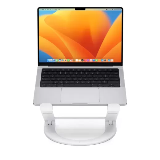 Алюминиевая портативная подставка Twelve South Curve Flex White для MacBook