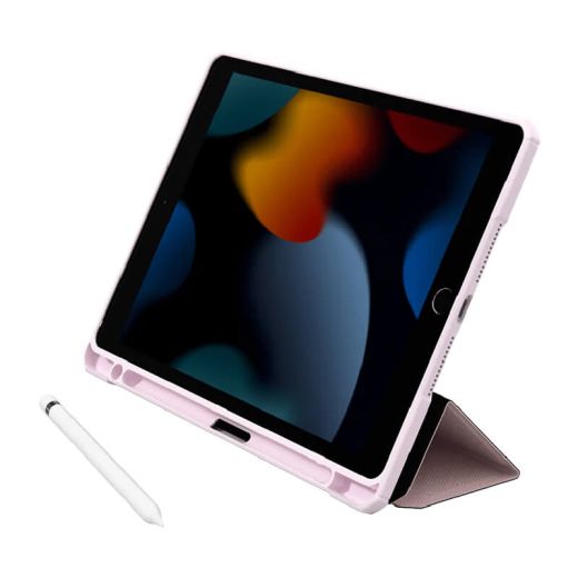 Чехол AMAZINGthing Titan Pro Folio Case Grey Pink для iPad 10.2 (2021) (IPADTITDG)