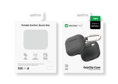 Чохол з карабіном AmazingThing Omni GripClip Case Titan Black для Airpods Pro 2 (APROP2OMBK)