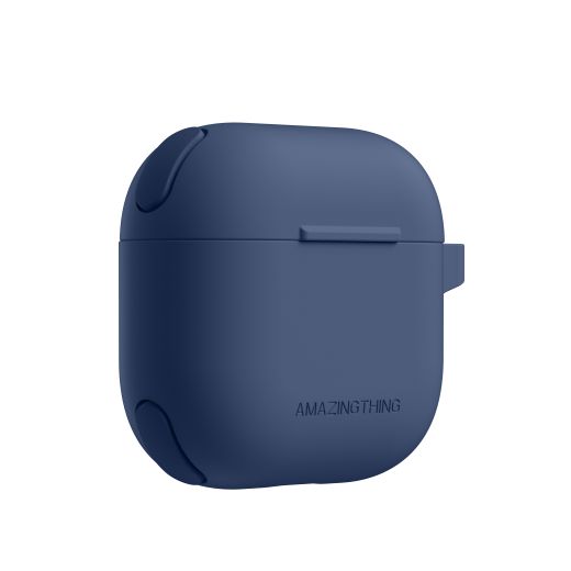 Чехол с карабином AmazingThing Omni GripClip Case Titan Blue для Airpods Pro 2 (APROP2OMDB)