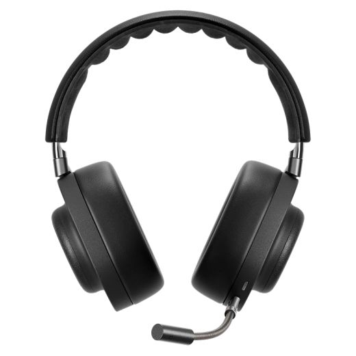 Беспроводные игровые наушники Master & Dynamic MG20 Wireless Gaming Headphones Black Metal / Black Leather
