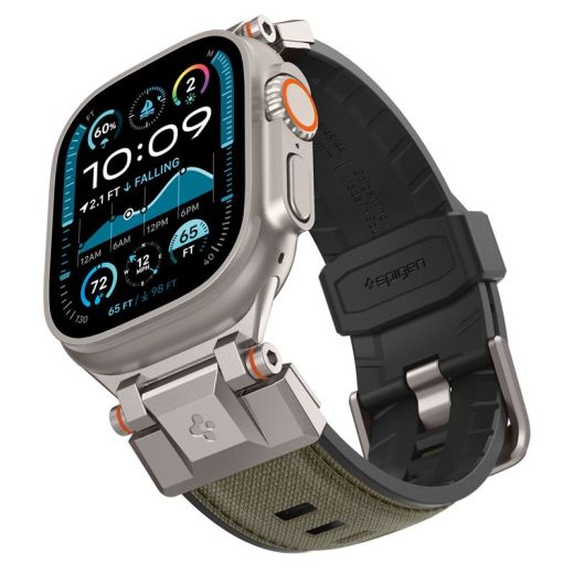 Ремешки Spigen DuraPro Armor Military Green для Apple Watch 49мм | 46мм | 45мм | 44мм (AMP09102)