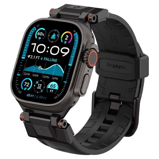 Ремешок Spigen DuraPro Armor Black Edition для Apple Watch 49мм | 46мм | 45мм | 44мм (AMP09229)