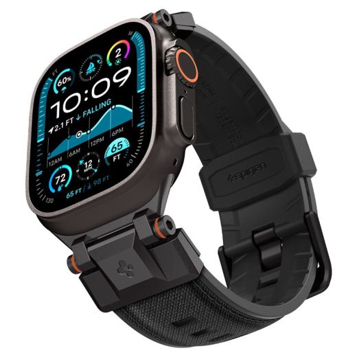 Ремешок Spigen DuraPro Armor Black Edition для Apple Watch 49мм | 46мм | 45мм | 44мм (AMP09229)