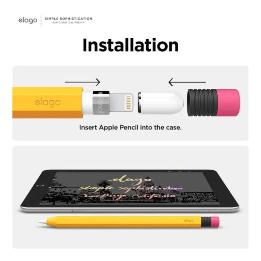 Чохол Elago Classic Pencil Case Lovely Pink для Apple Pencil 1-го покоління