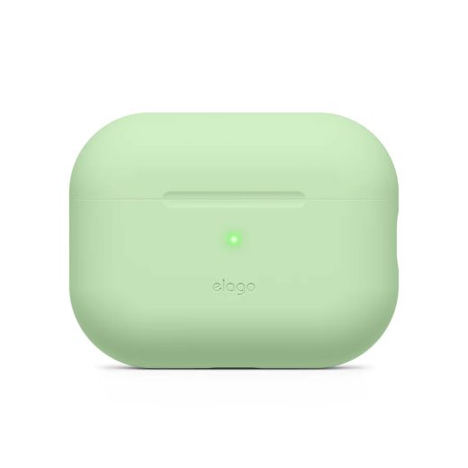 Силіконовий чохол Elago Silicone Base Case Pastel Green для AirPods Pro 2 (APP2SC-BASIC-PGR)