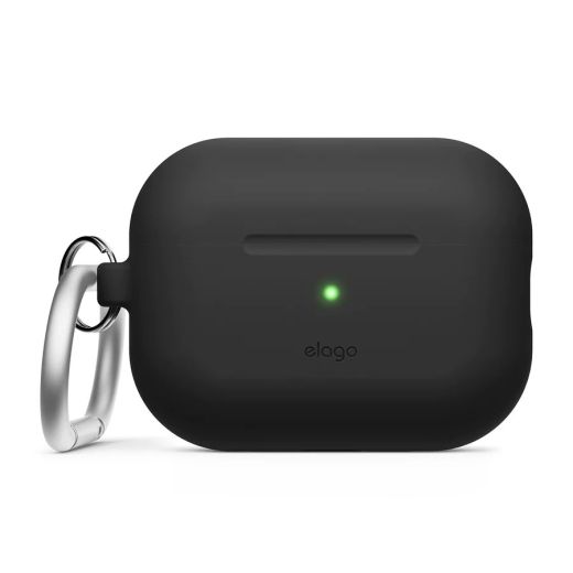 Силиконовый чехол Elago Silicone Hang Case Black для AirPods Pro 2 (APP2SC-HANG-BK)