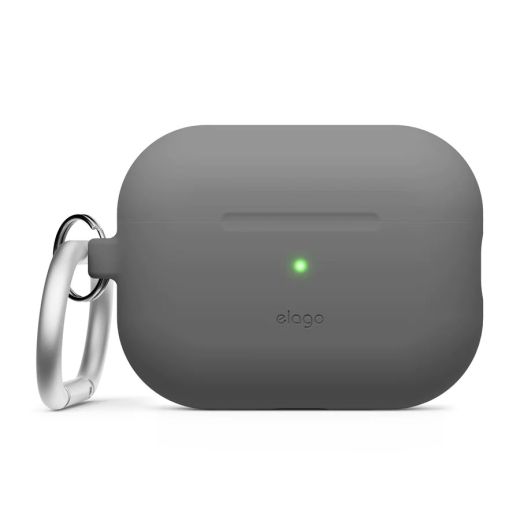 Силіконовий чохол Elago Silicone Hang Case Dark Gray для AirPods Pro 2 (APP2SC-HANG-DGY)