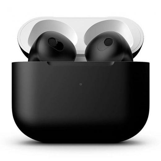 Бездротові матові навушники Apple AirPods 3 with Wireless Charging Case Black