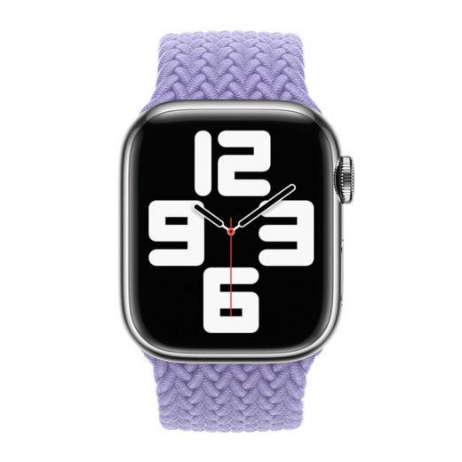 Оригінальний ремінець Apple Braided Solo Loop English Lavender Size 4 для Apple Watch 41 mm | 40 mm | 38 mm (ML493)