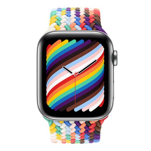 Плетений монобраслет Apple Braided Solo Loop Pride Edition Size 10 для Apple Watch 45mm | 44mm | 42mm (MJXE3)