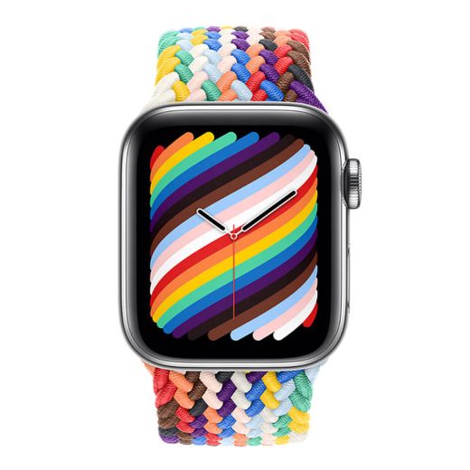 Плетений монобраслет Apple Braided Solo Loop Pride Edition Size 4 для Apple Watch 41mm | 40mm | 38mm (MJX03) 