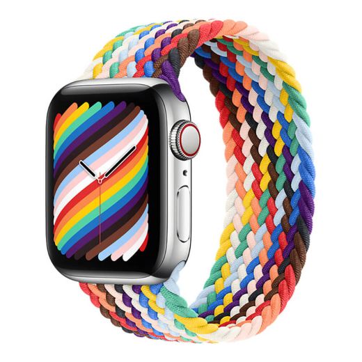 Плетеный монобраслет Apple Braided Solo Loop Pride Edition Size 5 для Apple Watch 41mm | 40mm | 38mm (MJX43)