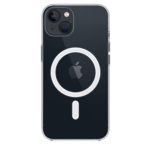 Оригинальный прозрачный чехол Apple Clear Case with MagSafe (MM2X3) для iPhone 13