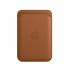 Оригинальный кожаный кошелек Apple Leather Wallet with MagSafe Saddle Brown (MHLT3) для iPhone 12 | 13