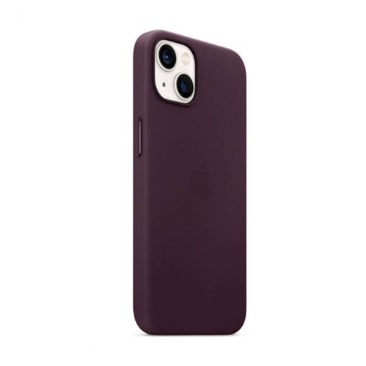Чехол CasePro Leather Case with MagSafe Dark Cherry для iPhone 13 