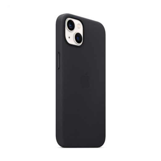 Оригінальний шкіряний чохол Apple Leather Case with MagSafe Midnight для iPhone 13 Mini (MM0M3)