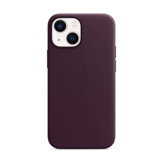 Чехол CasePro Leather Case with MagSafe Dark Cherry для iPhone 13 Mini