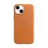 Чехол CasePro Leather Case with MagSafe Golden Brown для iPhone 13 Mini