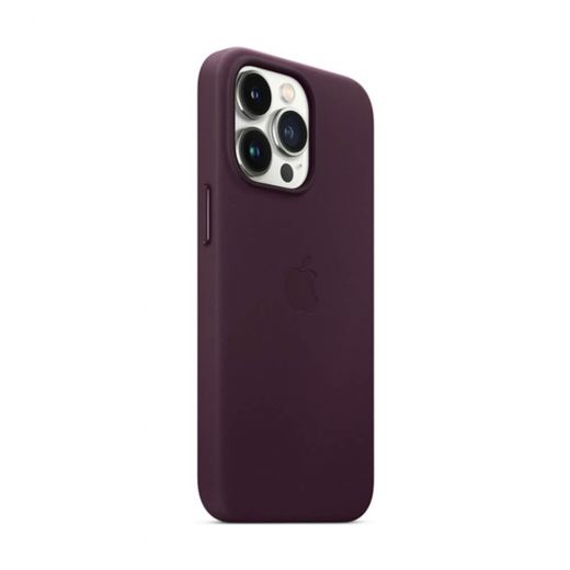 Чохол CasePro Leather Case with MagSafe Dark Cherry для iPhone 13 Pro Max