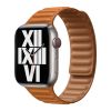 Оригінальний ремінець Apple Leather Link Size M | L Golden Brown для Apple Watch 49mm | 45mm | 44mm (ML7V3)