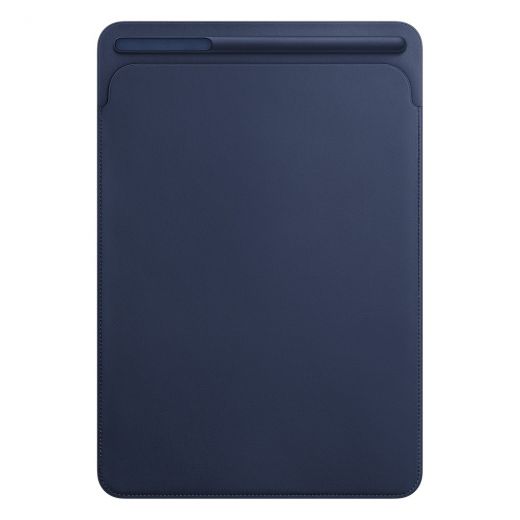Чехол Apple Leather Sleeve Midnight Blue для iPad Pro 10.5" (2017) (MPU22)