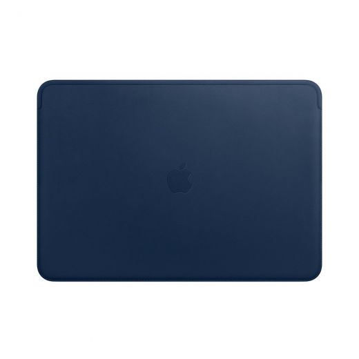 Кожаный чехол Apple Leather Sleeve Midnight Blue (MRQU2) для MacBook Pro 15" with Touch Bar