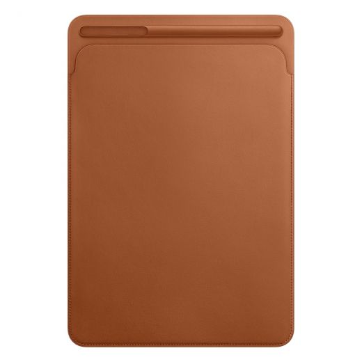Чехол Apple Leather Sleeve Saddle Brown для iPad Pro 10.5" (2017) (MPU12)
