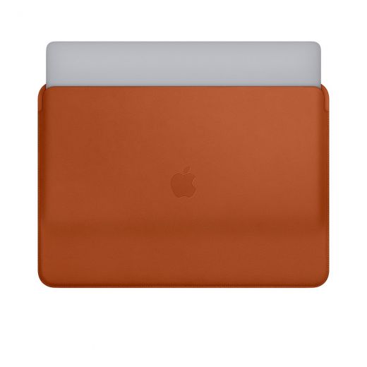 Кожаный чехол Apple Leather Sleeve Saddle Brown (MRQV2) для MacBook Pro 15" with Touch Bar