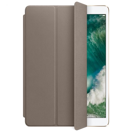 Чехол Apple Leather Smart Cover Taupe для iPad Pro 10.5" (2017) (MPU82)