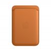 Шкіряний чохол-гаманець з локатором Apple Leather Wallet with MagSafe Golden Brown (MM0Q3) для iPhone 12 | 13 | 14