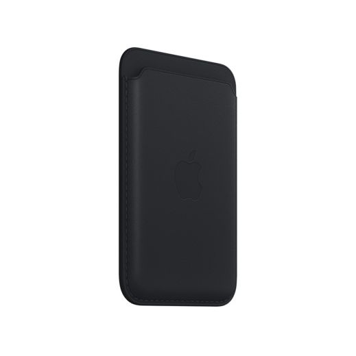 Кожаный чехол-кошелек с локатором Apple Leather Wallet with MagSafe Midnight (MM0Y3) для iPhone 12 | 13 | 14