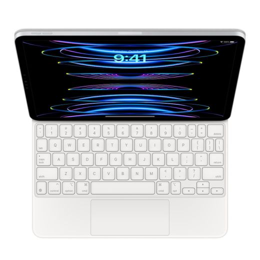 Чехол-клавиатура Apple Magic Keyboard White (MJQJ3LL/A) для iPad Pro 11" (2021 | 2022 | M1 | M2) | Air 10.9" 4 | 5 (2020 | 2022)