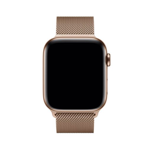 Оригинальный ремешок Apple Milanese Loop Gold для Apple Watch 49mm | 45mm | 44mm (MTJP3)