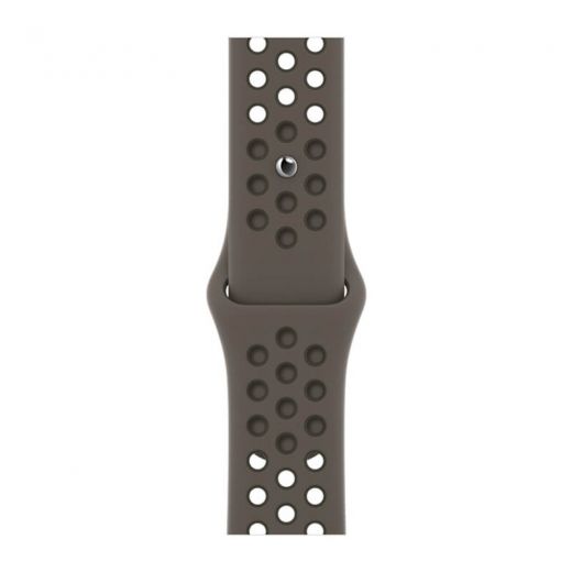 Оригінальний ремінець Apple Nike Sport Band Olive Gray | Cargo Khaki для Apple Watch 41 mm| 40 mm| 38 mm (ML873)