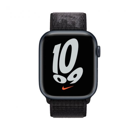Ремінець CasePro Nike Sport Loop Black для Apple Watch 45mm | 44mm | 42mm