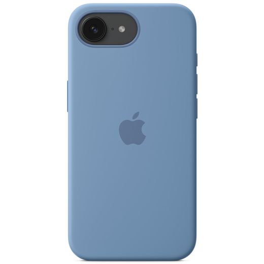 Силиконовый чехол CasePro Silicone Case Winter Blue для iPhone 16e