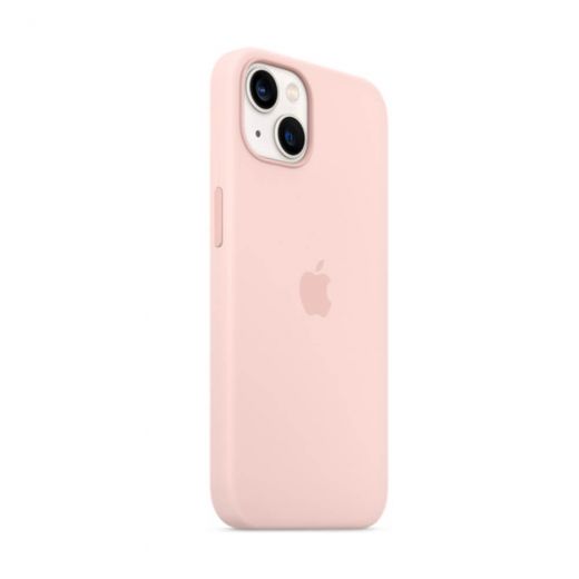 Оригинальный силиконовый чехол Apple Silicon Case with MagSafe Chalk Pink для iPhone 13 Mini (MM203)