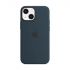 Силіконовий чохол CasePro (High Quality) Silicone Case Abyss Blue для iPhone 13 