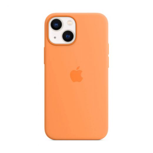 Оригинальный силиконовый чехол Apple Silicon Case with MagSafe Marigold для iPhone 13 Mini (MM1U3)