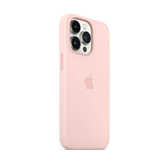 Оригинальный силиконовый чехол Apple Silicone Case with MagSafe Chalk Pink (MM2R3) для iPhone 13 Pro Max