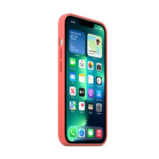 Оригинальный силиконовый чехол Apple Silicone Case with MagSafe Pink Pomelo (MM2N3) для iPhone 13 Pro Max