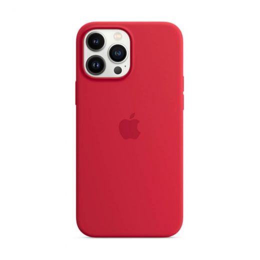 Силиконовый чехол CasePro Silicone Case with MagSafe Red для iPhone 13 Pro Max