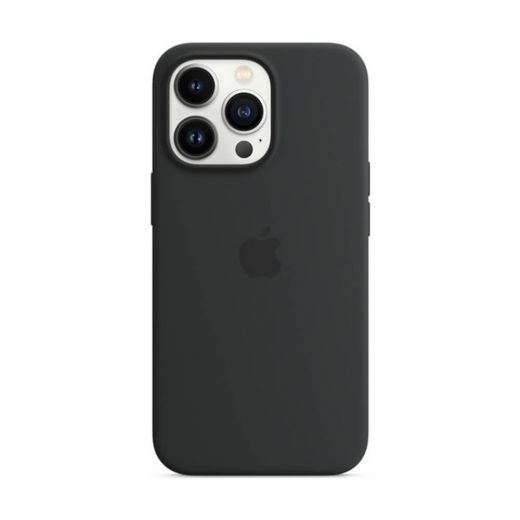 Оригинальный силиконовый чехол Apple Silicone Case with MagSafe Midnight (MM2K3) для iPhone 13 Pro