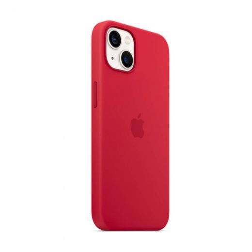 Оригинальный силиконовый чехол Apple Silicon Case with MagSafe Red (MM2C3) для iPhone 13 