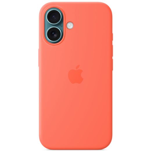 Силіконовий чохол CasePro Silicone Case with MagSafe (Camera Control) Tangerine для iPhone 16