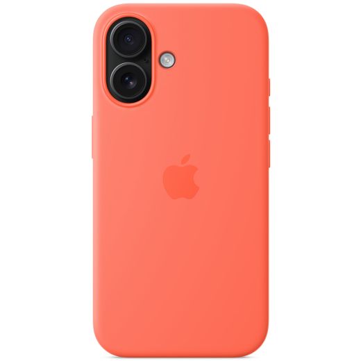 Силіконовий чохол CasePro Silicone Case with MagSafe (Camera Control) Tangerine для iPhone 16